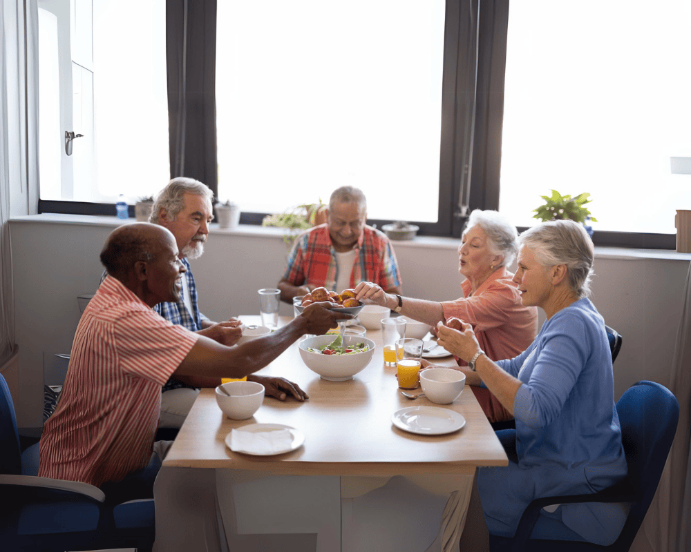 Retirees lunch party