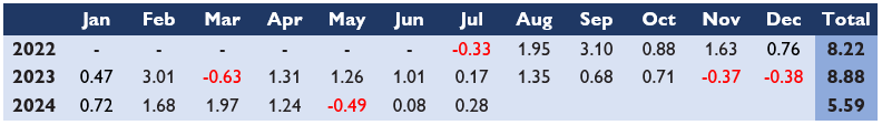 Insto - monthly-returns-july-2024 - graph 2