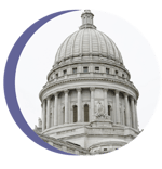 A capitol building