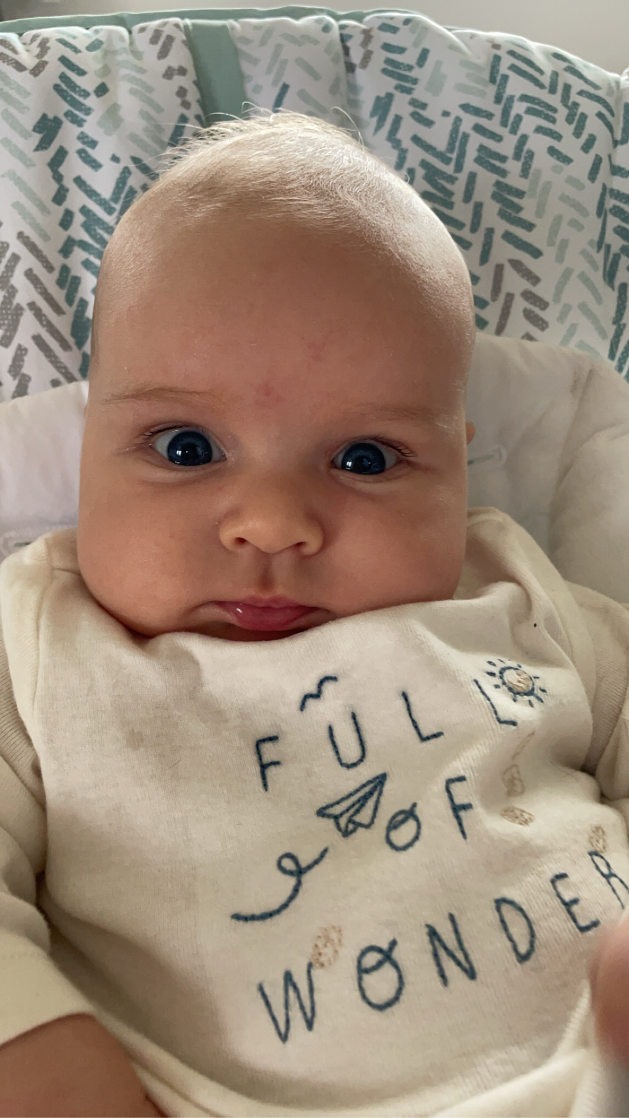 A grinning child