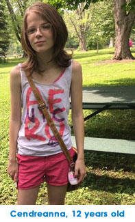Children's patient, Cendreanna after treatment at Children's Wisconsin