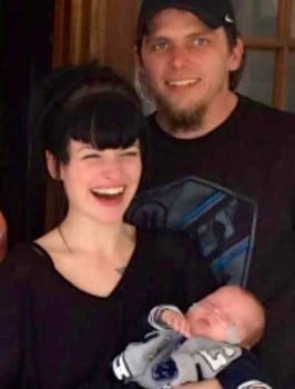 Melissa Kyle and Baby David