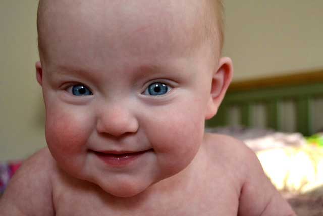 Smiling baby