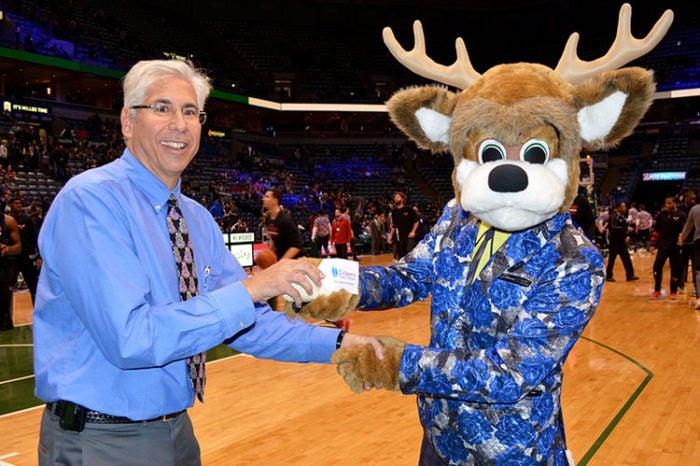 Bango from the Milwaukee Bucks