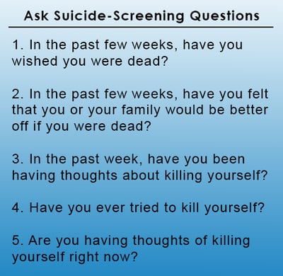 Ask Suicide-Screening Questions