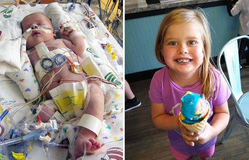 Emma before and after