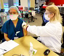 Sue DeWalt, RN COVID-19 vaccine