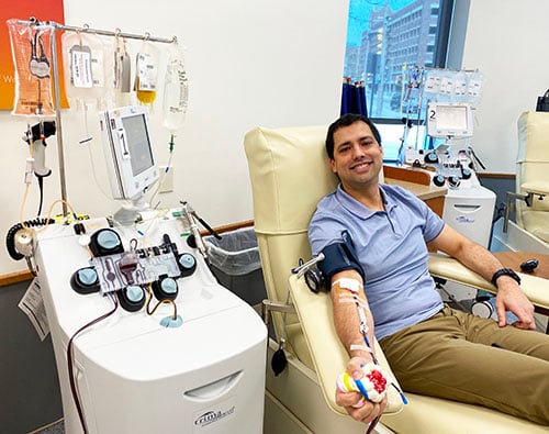 David Lal, MD, pediatric surgeon at Children’s Wisconsin Versiti Blood Center of Wisconsin convalescent plasma program COVID-19