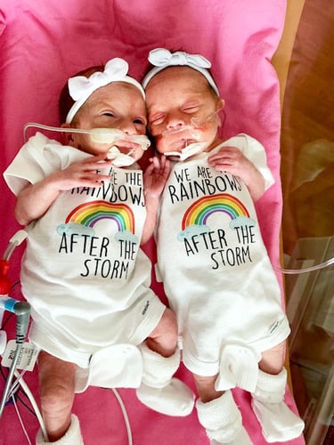 Jenna and Jessica miracle babies Children's Wisconsin NICU