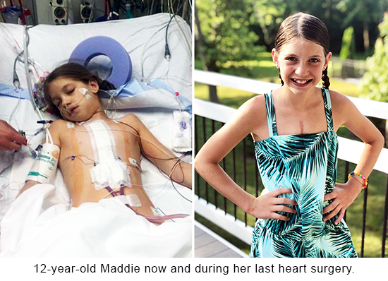 Maddie at Children's Wisconsin Herma Heart Institute