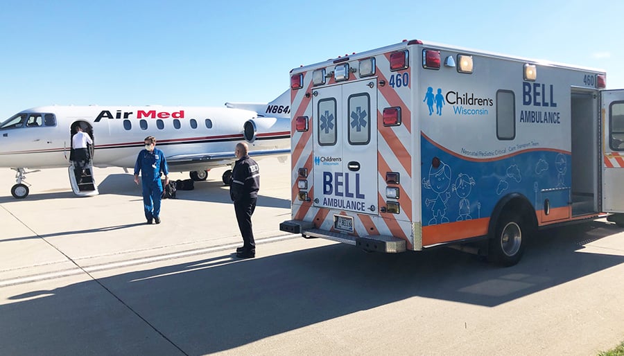 Baby’s first ride: How the Children’s Wisconsin Transport Team brings ...