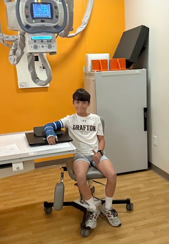 Jack broken arm Children's Wisconsin