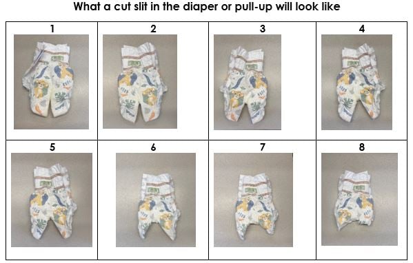 diaper slit