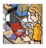 Blood testing supplies