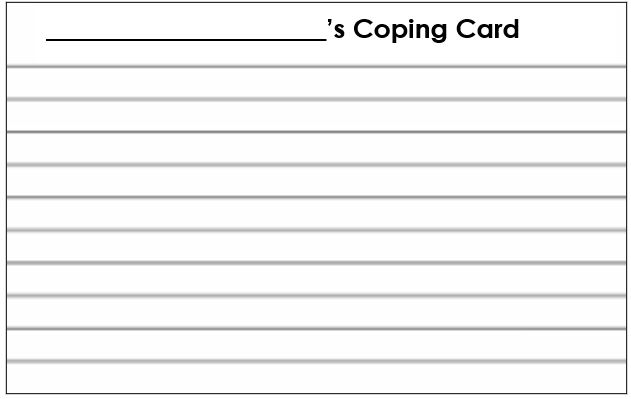 Coping card