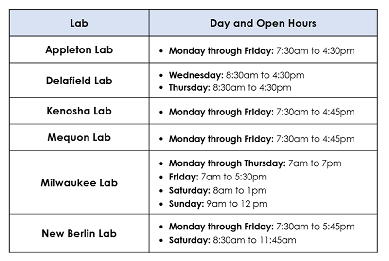 1827 - lab hours chart
