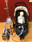 dummy hooked up to humidification system