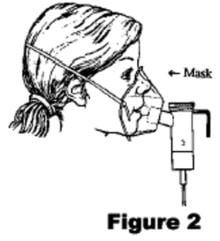 drawing of a child with mask