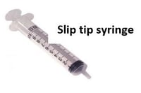 slip tip syringe