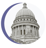 A capitol building
