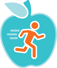 Nutrition and physical activity icon