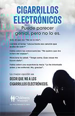 Image of Vaping: It may seem cool, but it's not poster in Spanish