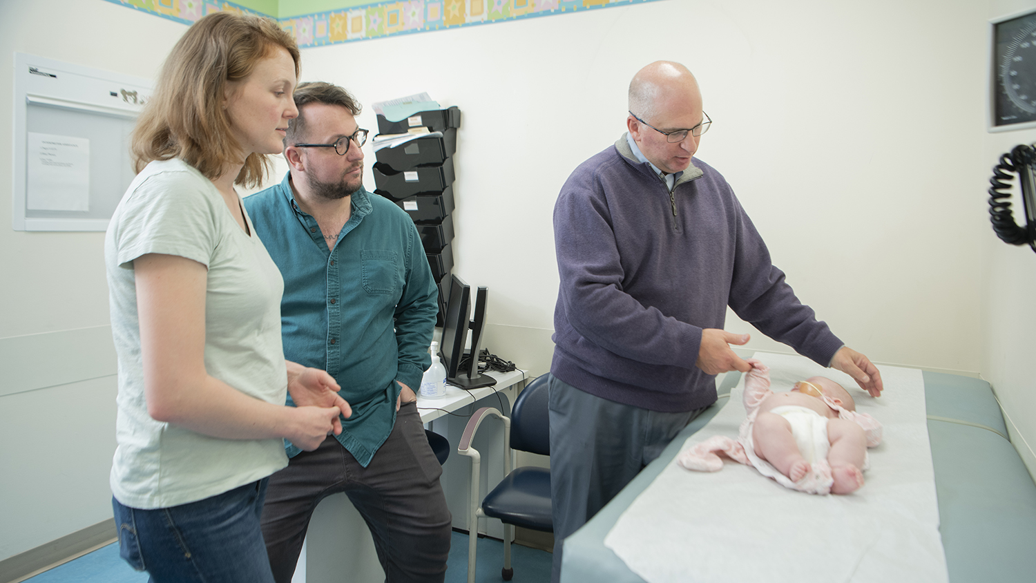 Dr. Levitt with baby