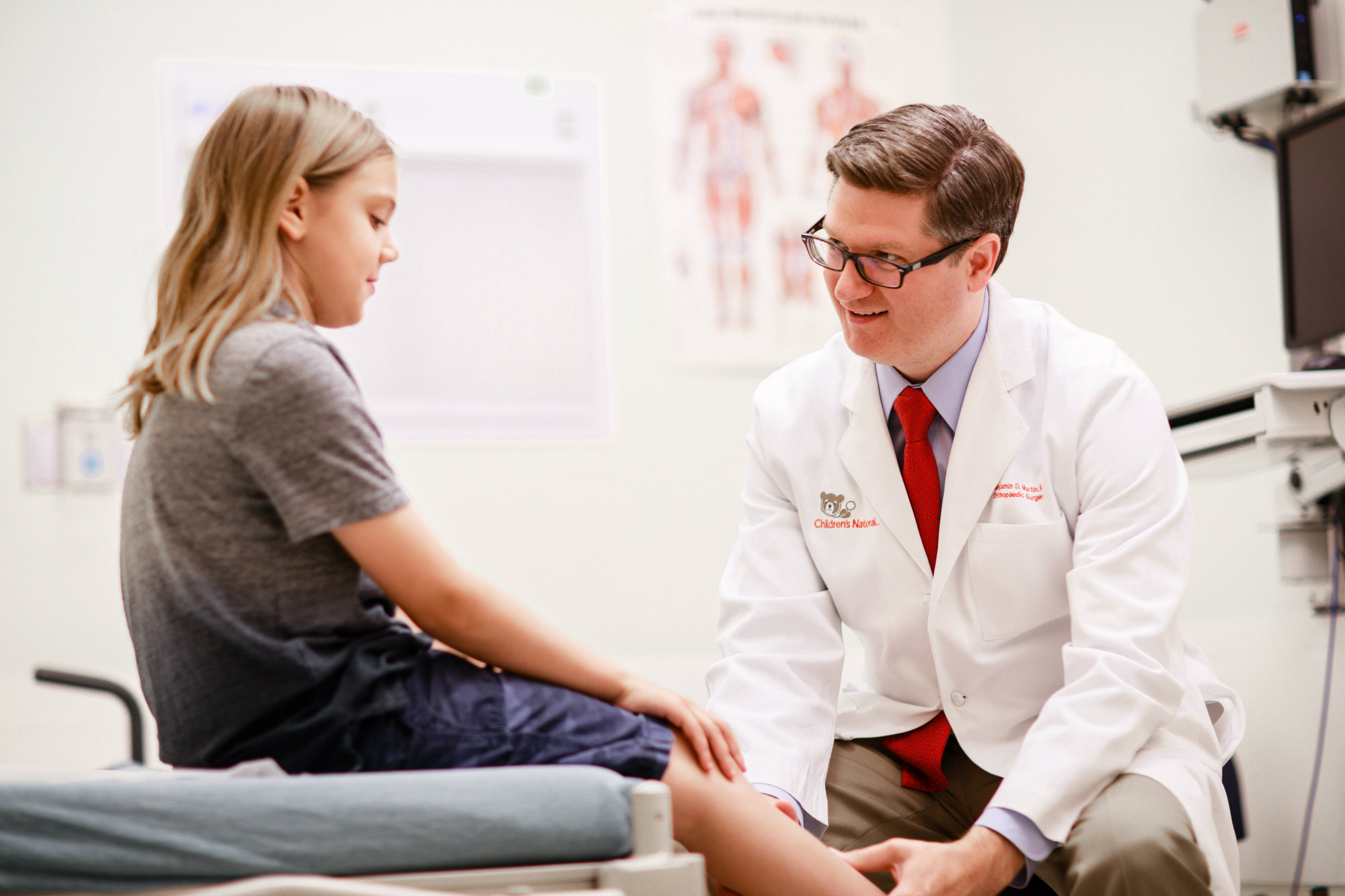 Orthopedic Provider and Patient