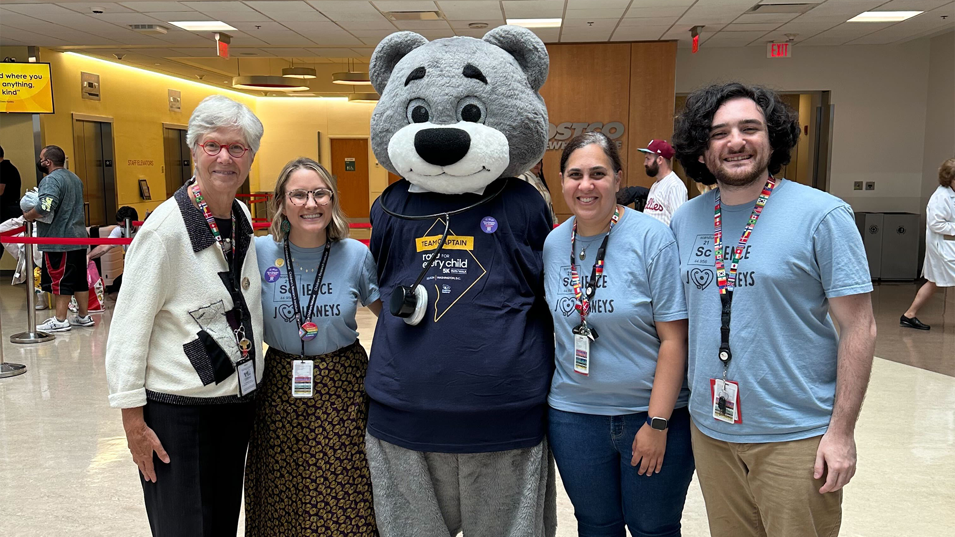 Science Journeys team and Dr. Bear