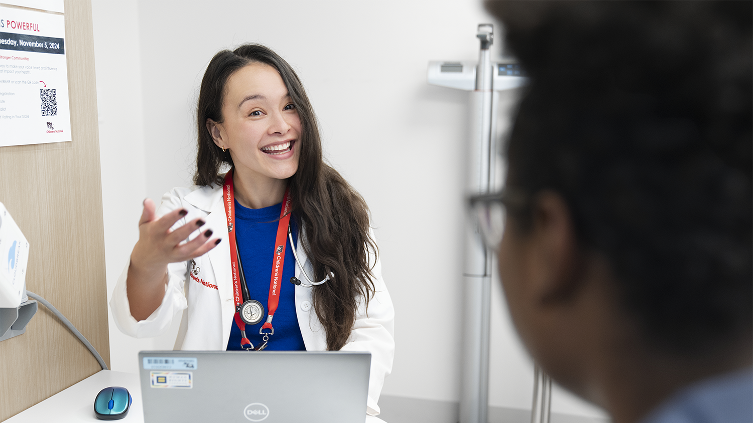 Provider speaking with a patient
