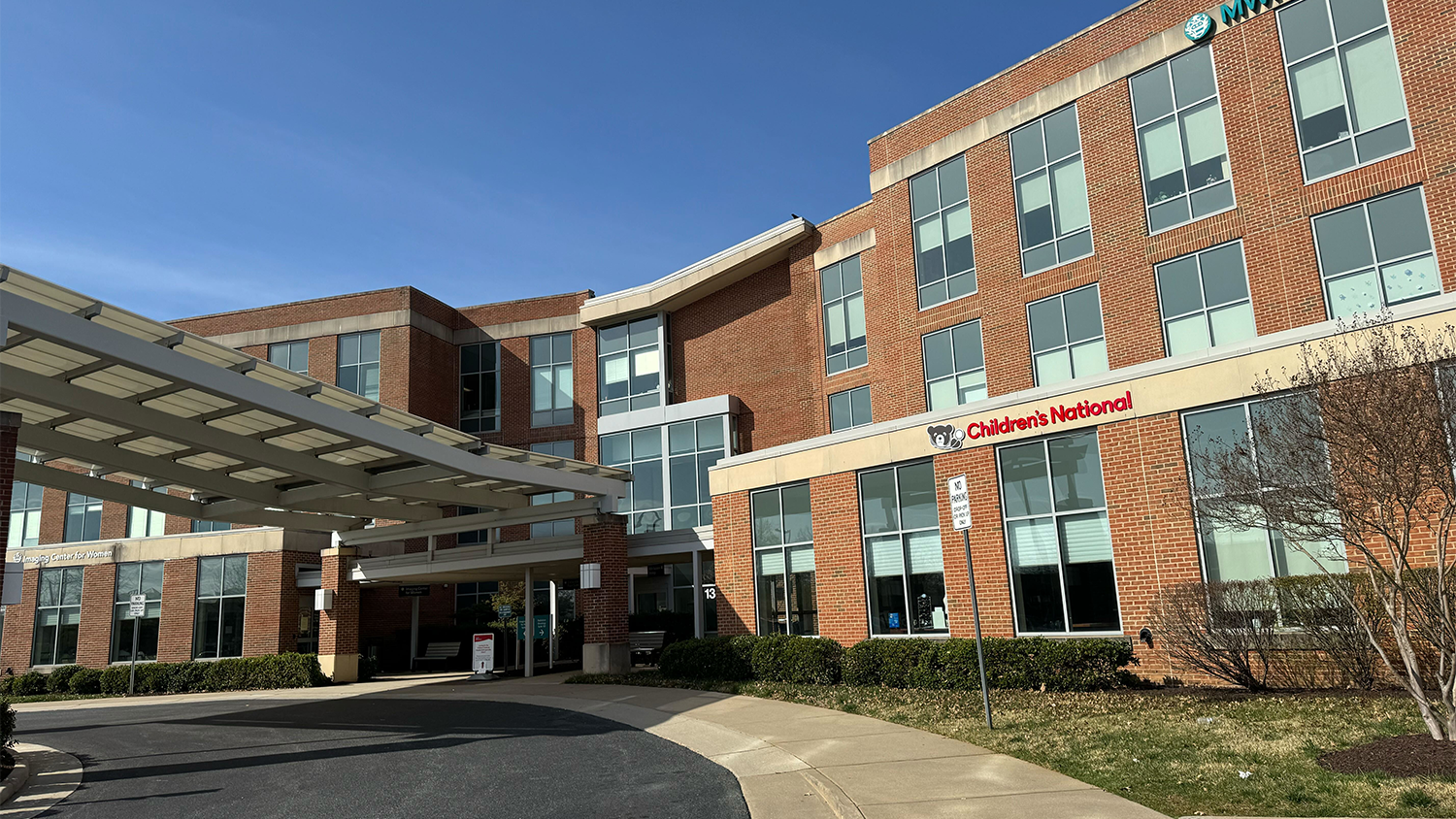 Exterior of Fredericksburg Children's National Hospital location