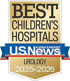 U.S. News & World Report - Best Children's Hospitals: Urology 2025-2026 badge