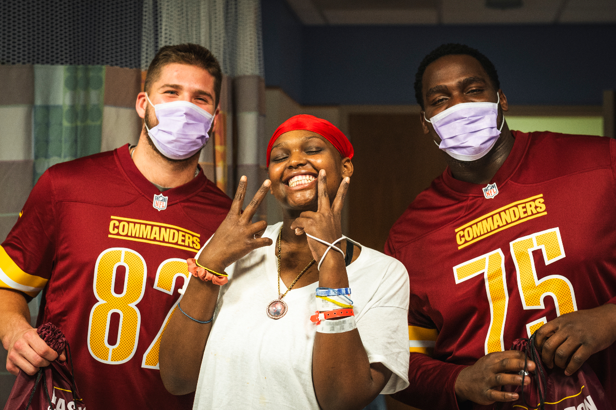 Commanders and happy patient