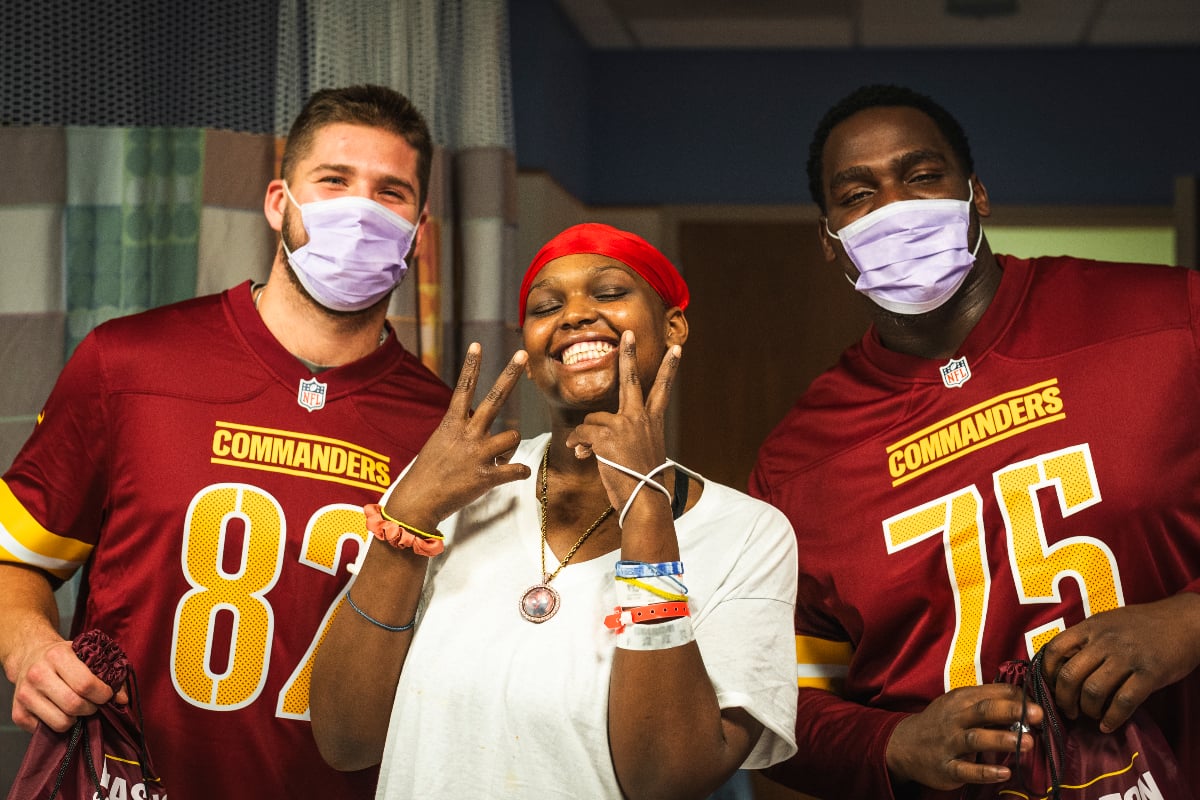 Commanders and happy patient