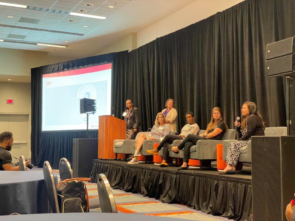 Panelists speak at the Maternal Infant Health Summit