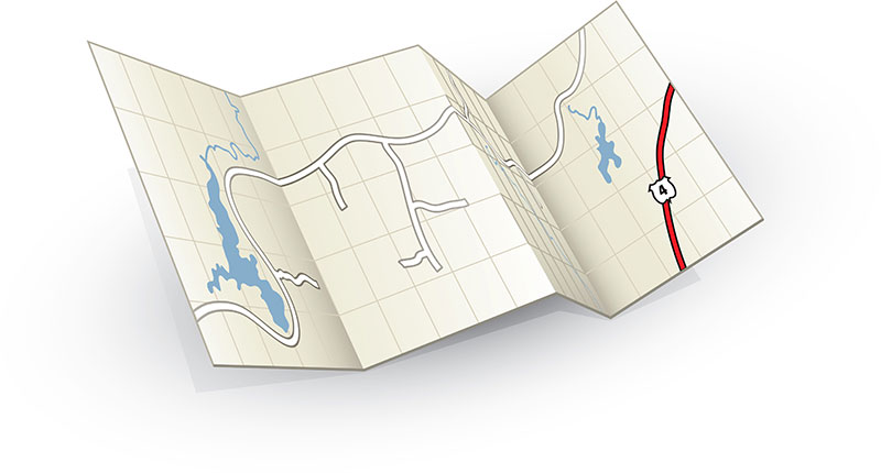 cartoon map