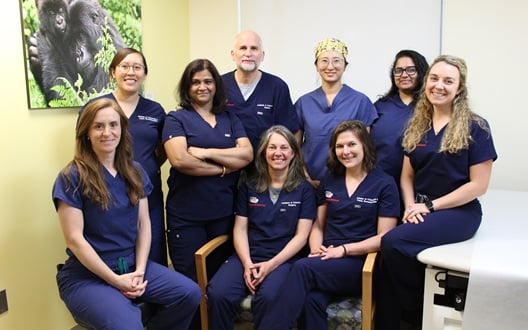Marc Levitt, MD, and members of the surgical team in the Division of Pediatric Colorectal and Pelvic Reconstruction at Children's National