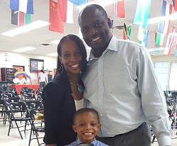 Isaih Gyimah and family