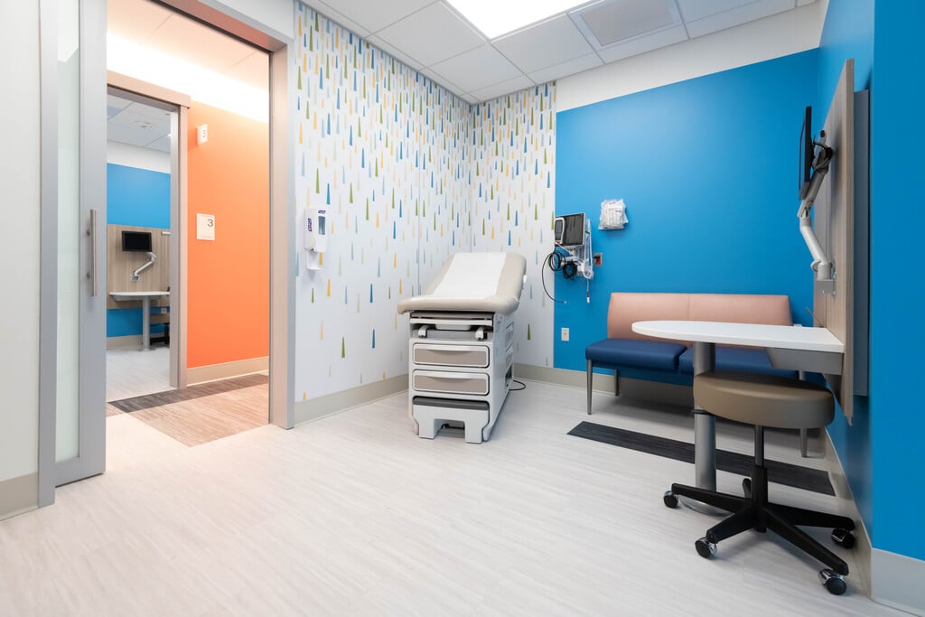 A patient room.