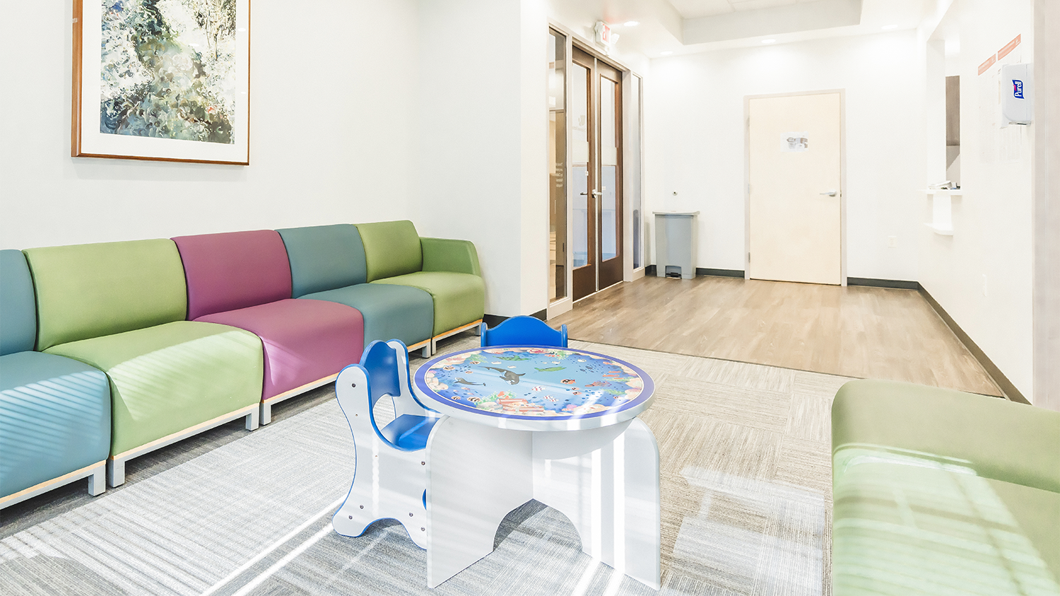 Doctors office lobby