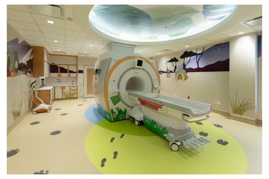 photograph of a magnetic resonance imaging machine at Prince George's County location