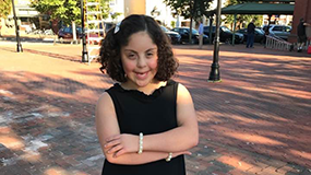 Sophia was diagnosed with tetralogy of Fallot.