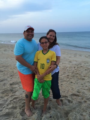 Ryan Morales and family