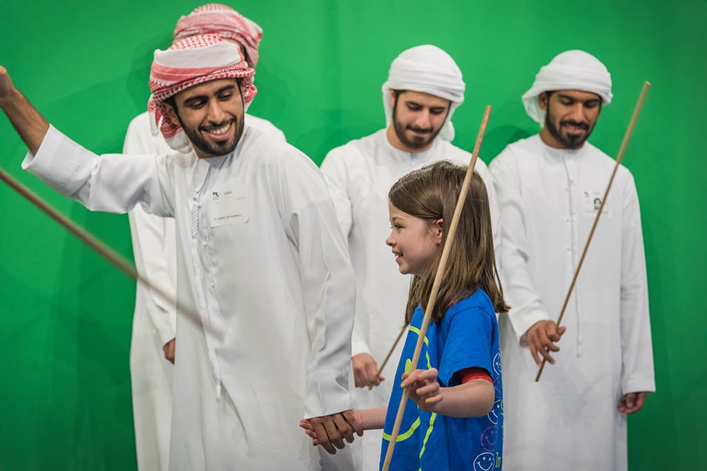Abu Dhabi Investment Authority Scholarship Students visit Children's National