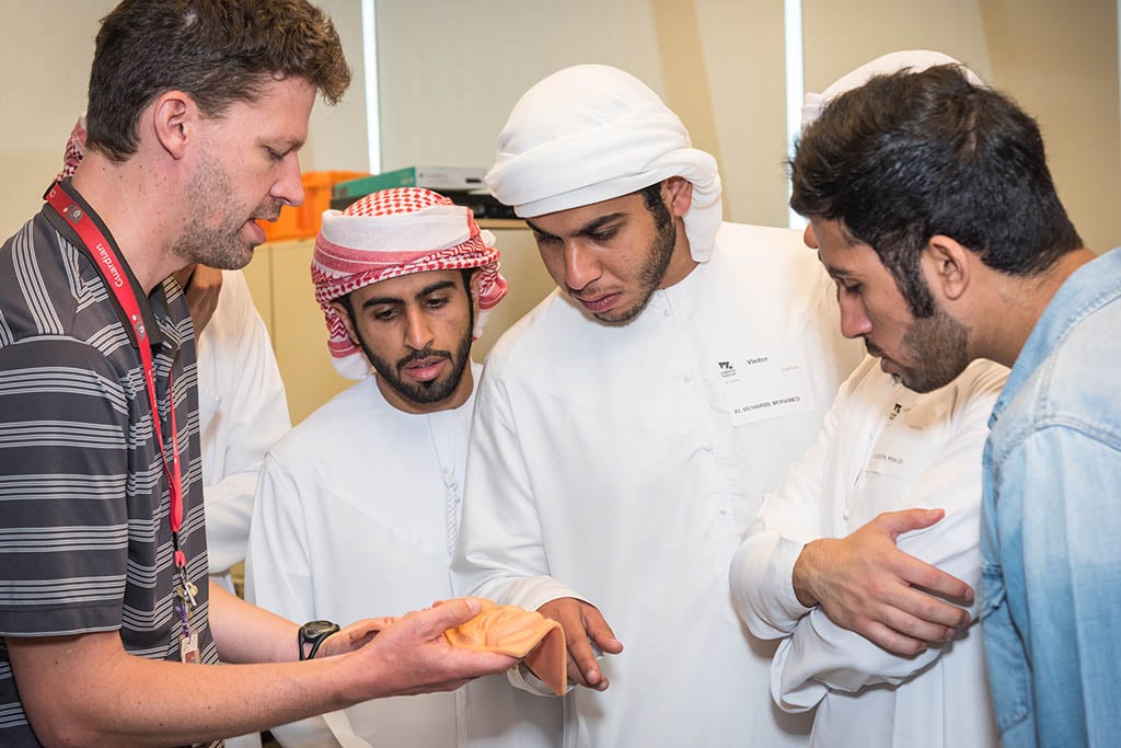 Abu Dhabi Investment Authority Scholarship Students visit Children's National