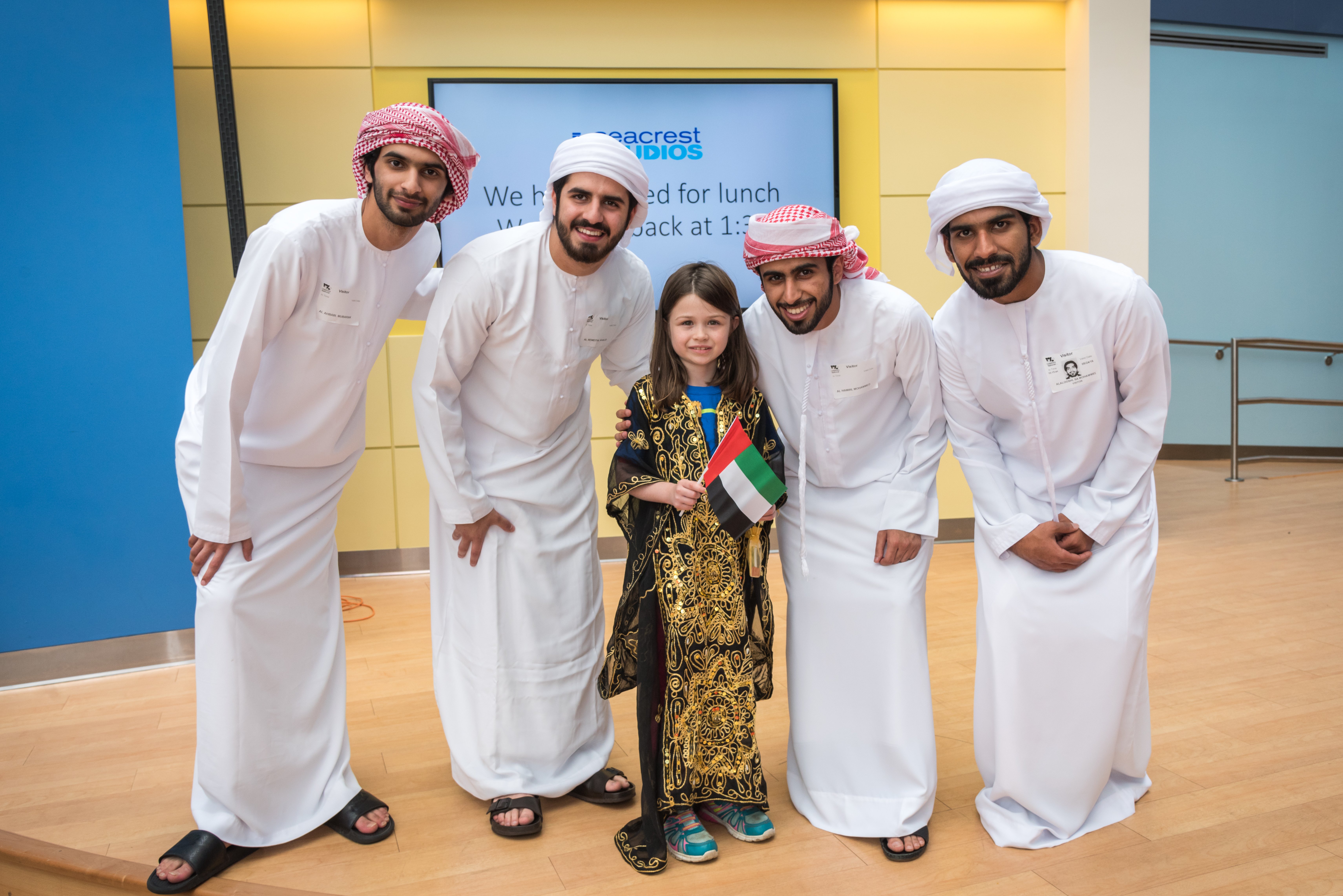 Abu Dhabi Investment Authority Scholarship Students visit Children's National