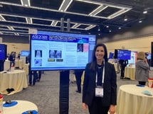 Cardiology fellow show casing research