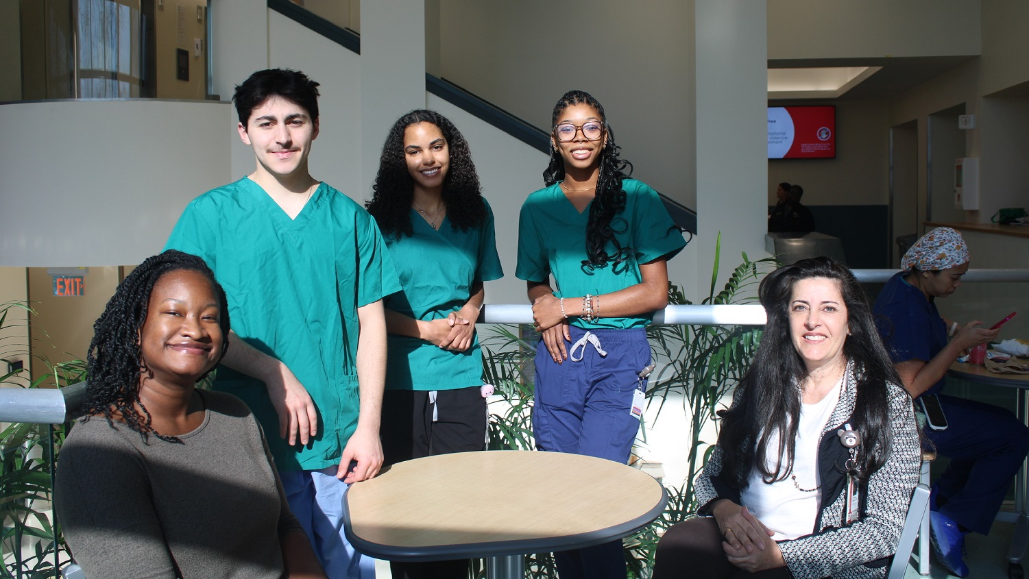 ED Research interns pictured with Shireen Atabaki, MD, MPH, and Jessica Williams, MD.
