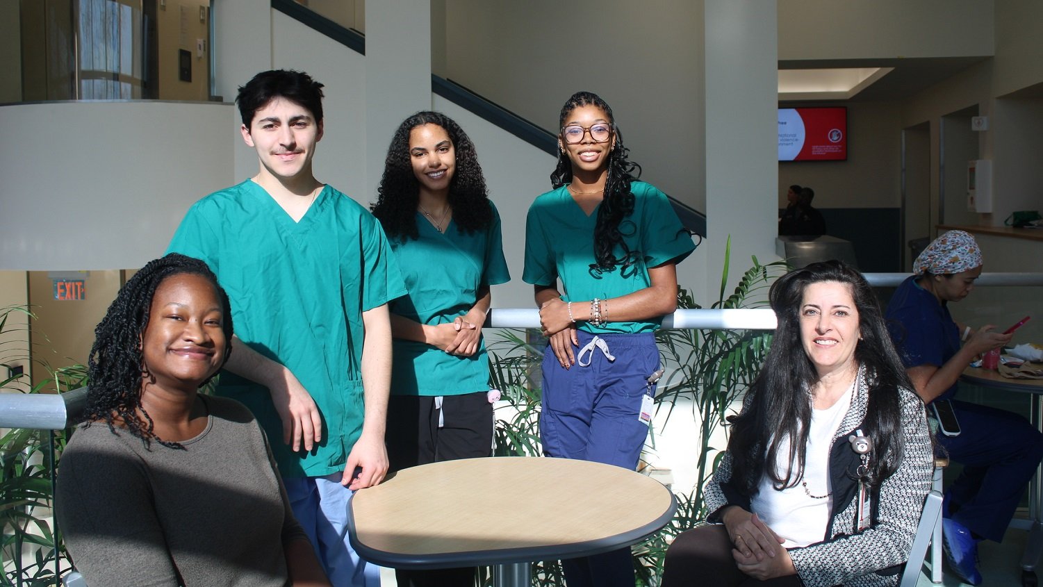 ED Research interns pictured with Shireen Atabaki, MD, MPH, and Jessica Williams, MD.