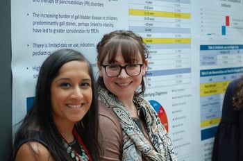 Researchers presenting during REI Week.